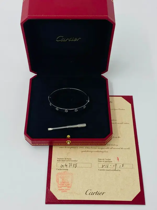 Cartier Cartier Love Bracelet 750WG 16 GG7238 2012