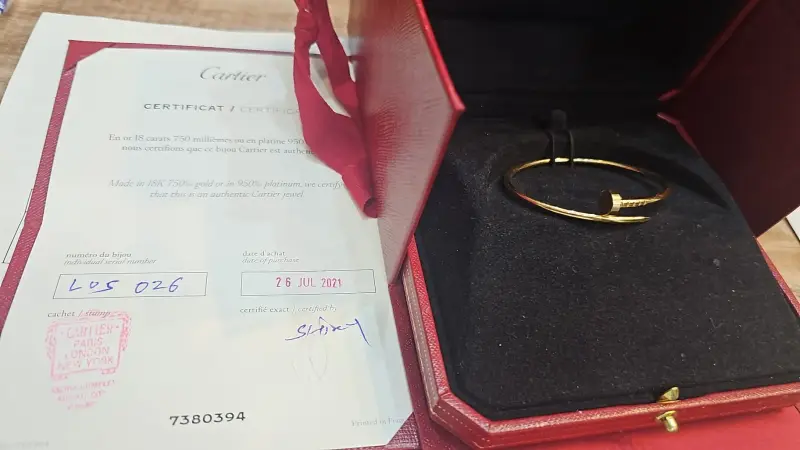 Cartier Cartier Juste un Clou Bracelet 750YG 14 LOS026