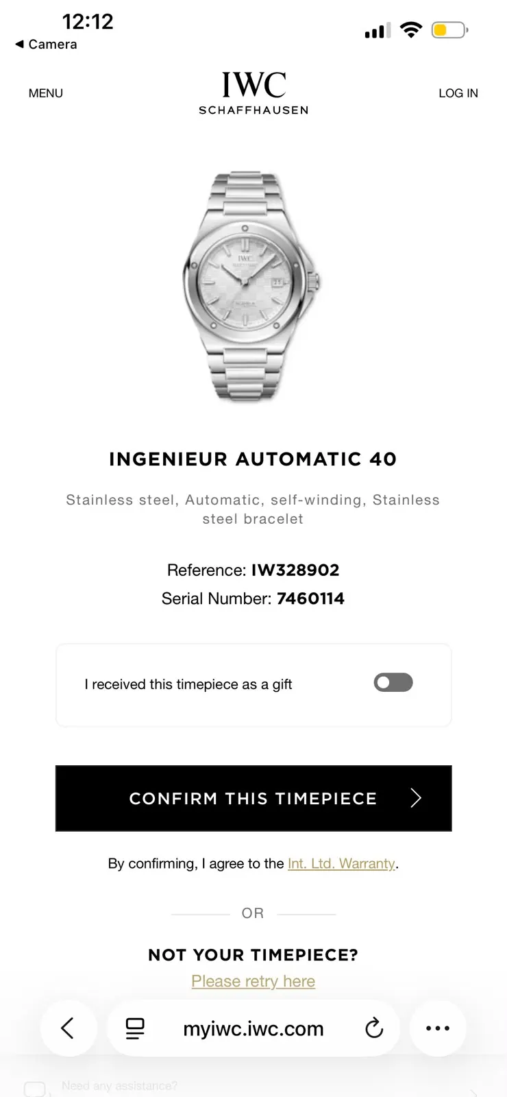 IWC IW328902