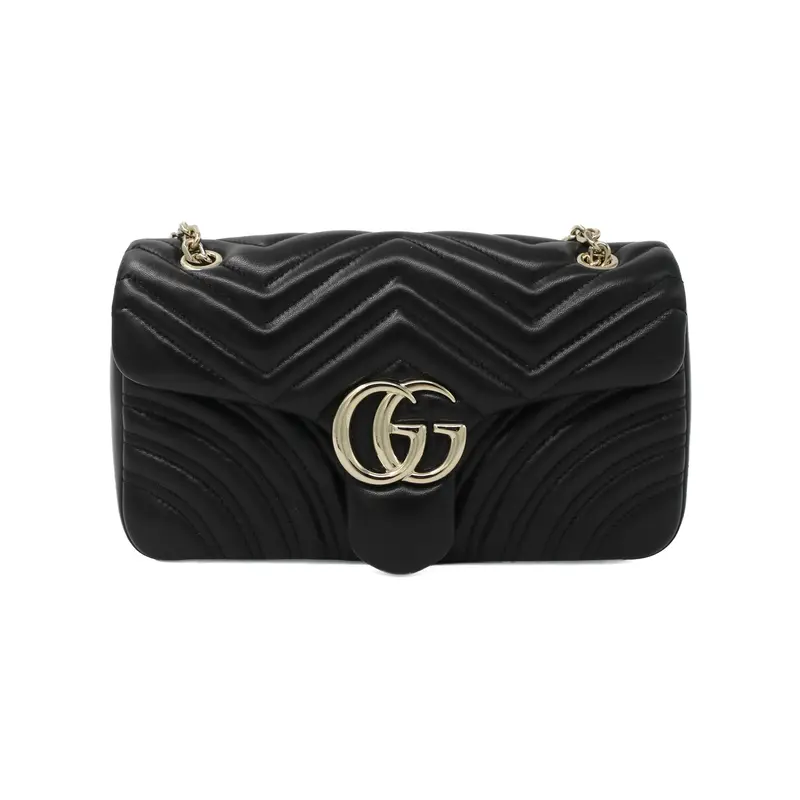 Gucci GG Marmont Medium Shoulder Bag Black 837267