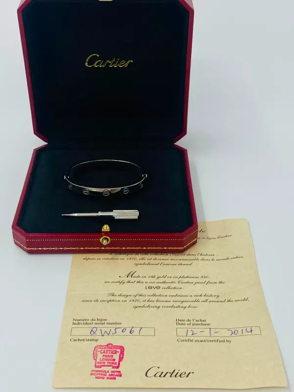 Cartier Cartier Love Bracelet 750WG 16 QW5061 2014