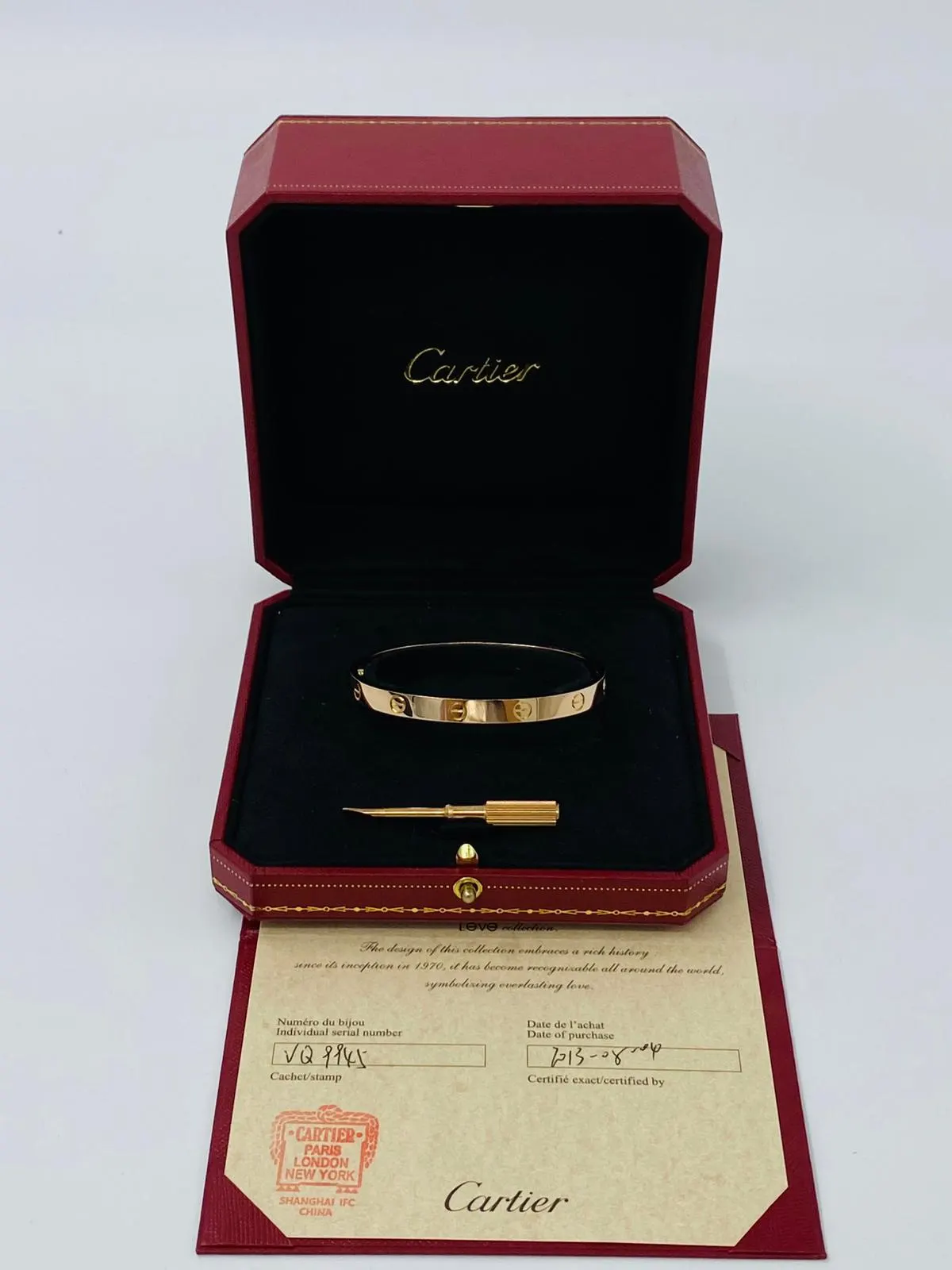Unknown Cartier Love Bracelet 750PG 18 VQ9945 2022