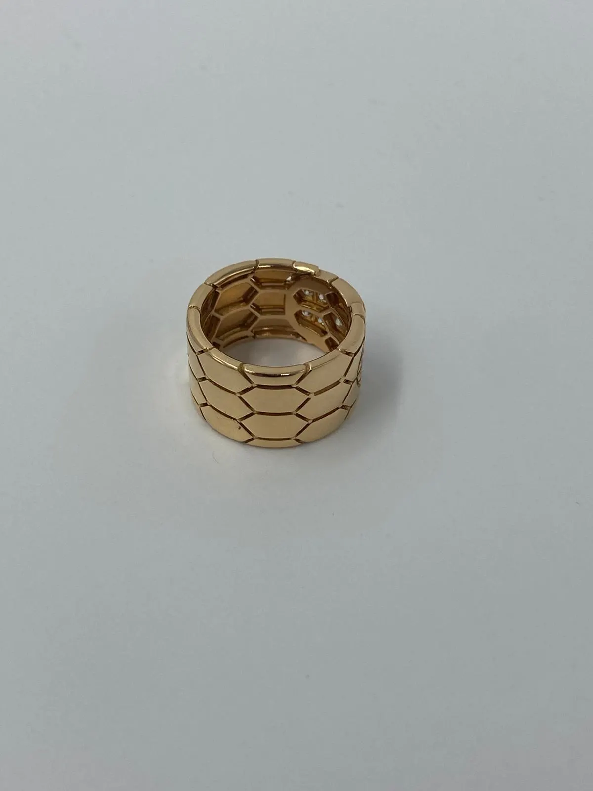 Unknown Bvlgari Serpenti Ring Half Diamond M EN9SAA
