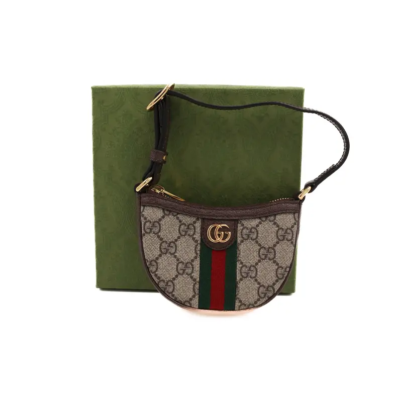 Gucci Gucci Ophidia GG Mini Bag Beige Ebony 746055