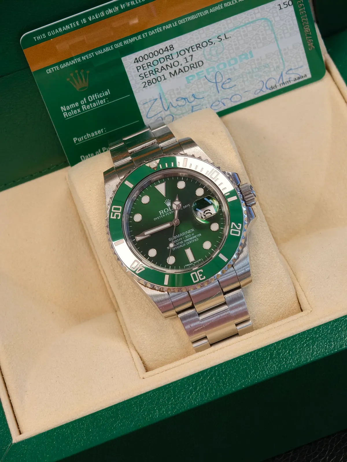 Rolex m116610lv-0002