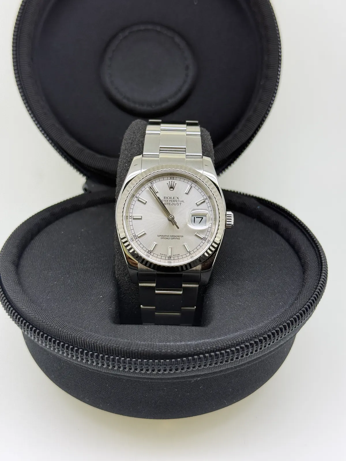 Rolex 116234 (White, Oyster)