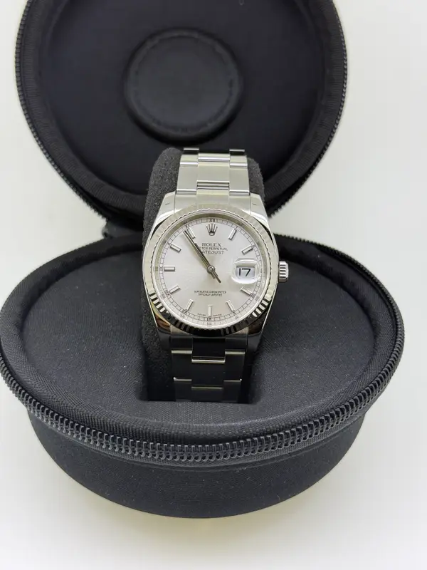 Rolex 116234 (White, Oyster)
