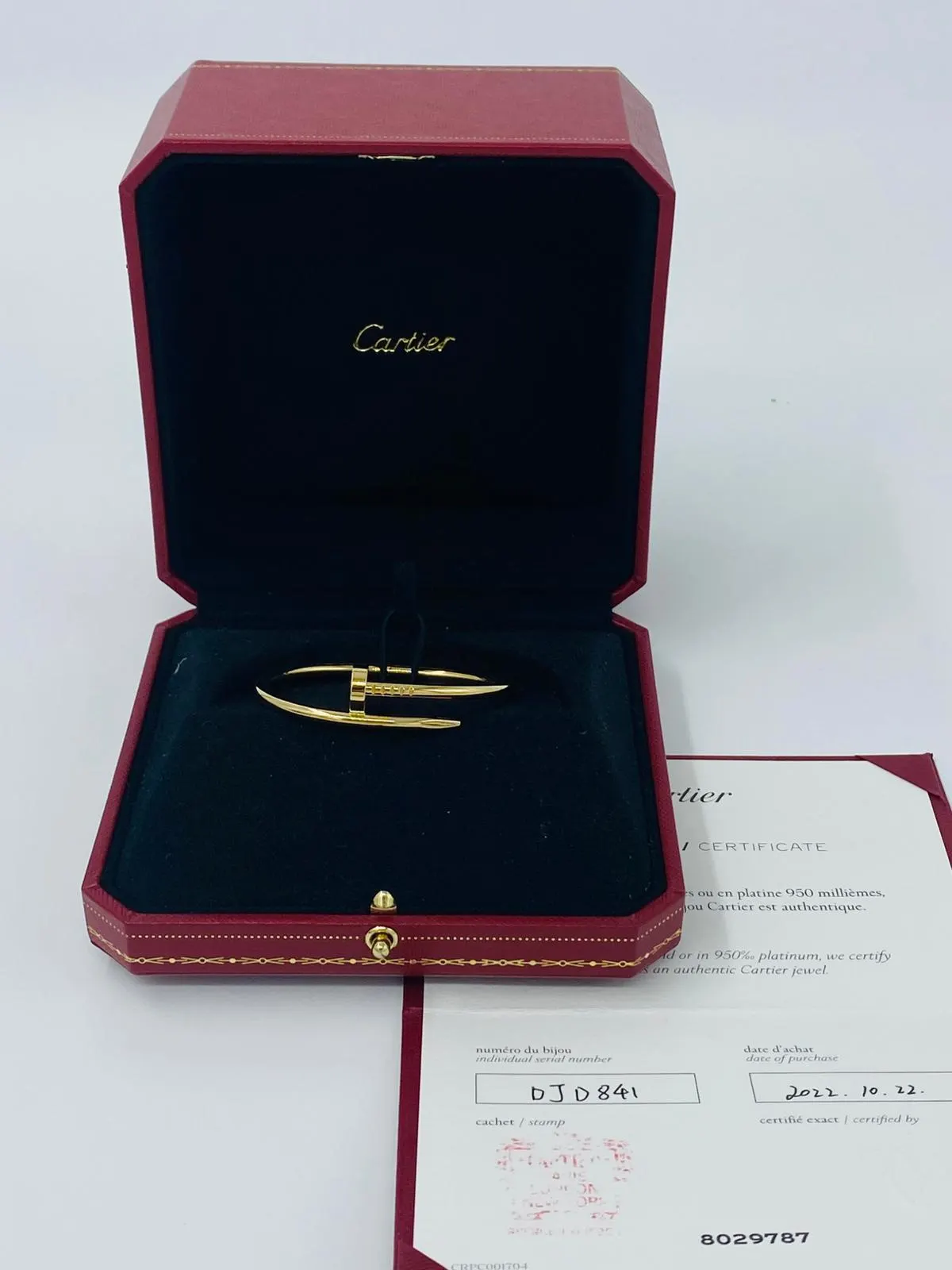 Cartier Cartier Juste un Clou Bracelet 750YG 15 FWW961 2018