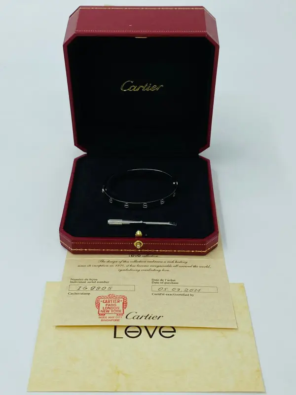 Cartier Cartier Love Bracelet 750WG 17 IG9805