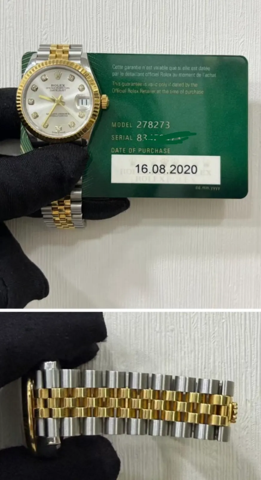 Rolex Datejust 31 278273g